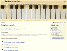 Tablet Screenshot of enjesusseul.ca